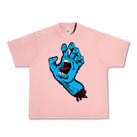 Salmon santacruz screaming hand Urban Heavy Tee - artisFamous