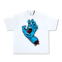 White santacruz screaming hand Urban Heavy Tee - artisFamous