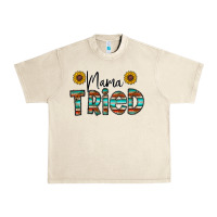 Sandshell mama tried Urban Heavy Tee - CowhideDigitalArt