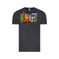 Vintage Black halloween Vintage Tee - CowhideDigitalArt