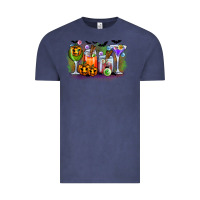 Vintage Denim halloween Vintage Tee - CowhideDigitalArt