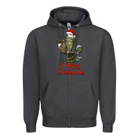Smoke merry christmas cactus Zipper Hoodie - RanaPortraitStore