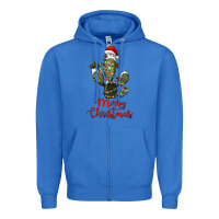 True Royal merry christmas cactus Zipper Hoodie - RanaPortraitStore