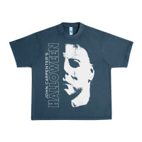 Midnight Navy halloween michael myers Urban Heavy Tee - artisFamous