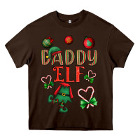 Chocolate Brown Daddy Elf Heavy Core Tee - BundleAndBundleShop