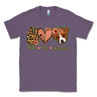Lavender Peace Love Jack Russel Classic Tee - Jasminsmagicworld