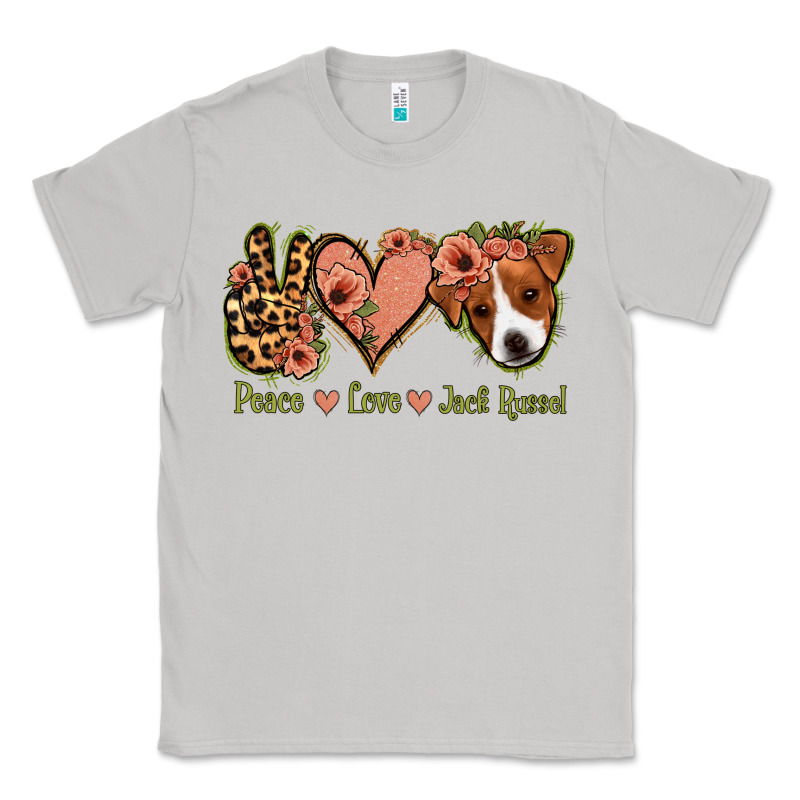 Peace Love Jack Russel Classic Tee by Jasminsmagicworld | Teevron