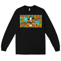 Black Fall cow Long Sleeve Tee - Artiststas