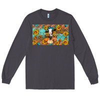 Smoke Fall cow Long Sleeve Tee - Artiststas