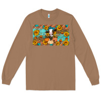 Toasted Coconut Fall cow Long Sleeve Tee - Artiststas