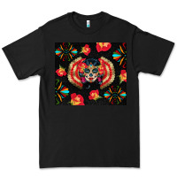 Black sugar skull tumbler Premium Tee - BundleAndBundleShop