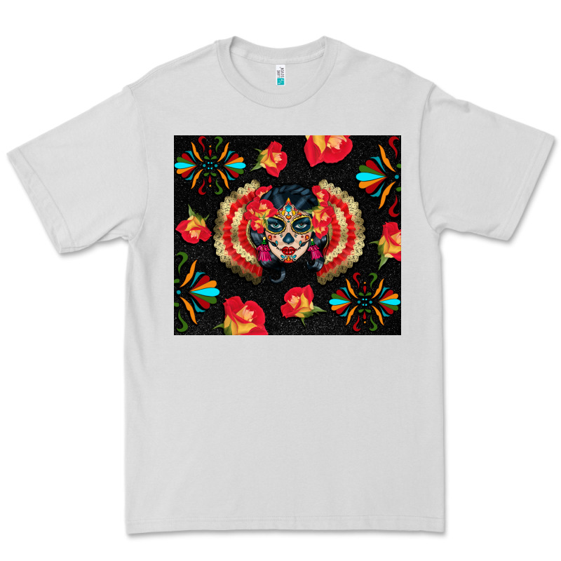 Sugar Skull Tumbler Premium Tee by BundleAndBundleShop | Teevron