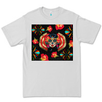 Dove Grey sugar skull tumbler Premium Tee - BundleAndBundleShop