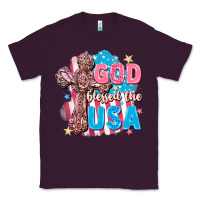 Plum God Blessed the USA Classic Tee - FaDigitalArtStudio