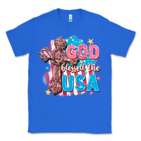 True Royal God Blessed the USA Classic Tee - FaDigitalArtStudio