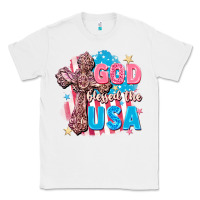 White God Blessed the USA Classic Tee - FaDigitalArtStudio