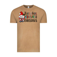 Vintage Camel just a girk who loves christmas Vintage Tee - CowhideDigitalArt
