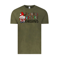 Vintage Olive just a girk who loves christmas Vintage Tee - CowhideDigitalArt