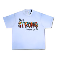 Grape Ice she is strong provebs Urban Heavy Tee - CowhideDigitalArt
