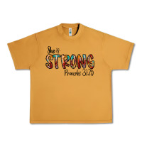 Peanut Butter she is strong provebs Urban Heavy Tee - CowhideDigitalArt