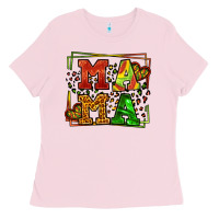 Bubblegum Pink juneteenth leopard frame mama Mother's Day Ladies Tee - LillyAllenDesigns