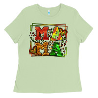 Matcha juneteenth leopard frame mama Mother's Day Ladies Tee - LillyAllenDesigns