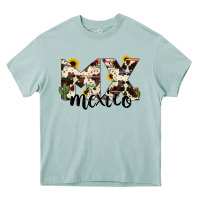 Arona mexico state cowhide serape cactus Heavy Core Tee - RanaPortraitStore