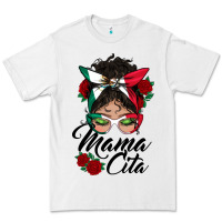 White mexican mamacita messy bun Premium Tee - BundleAndBundleShop