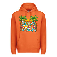 Carrot summer waves and sun Premium Hoodie - BarkalooDesign