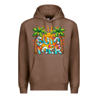 Chestnut summer waves and sun Premium Hoodie - BarkalooDesign