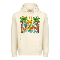 Sandshell summer waves and sun Premium Hoodie - BarkalooDesign
