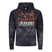 Cloud Black football vibes Vintage Hoodie - BarkalooDesign