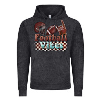 Vintage Black football vibes Vintage Hoodie - BarkalooDesign