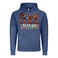 Vintage Denim football vibes Vintage Hoodie - BarkalooDesign
