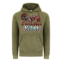 Vintage Olive football vibes Vintage Hoodie - BarkalooDesign