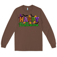 Chestnut Happy halloween Long Sleeve Tee - Artiststas