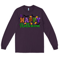 Plum Happy halloween Long Sleeve Tee - Artiststas