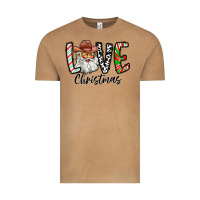 Vintage Camel Love Christmas Santa Vintage Tee - CowhideDigitalArt
