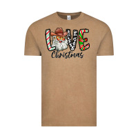 Love Christmas Santa Vintage Tee | Teevron