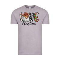 Vintage Zinc Love Christmas Santa Vintage Tee - CowhideDigitalArt