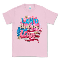 Bubblegum Pink Merica leopard lightning bolt Classic Tee - FaDigitalArtStudio