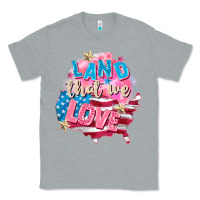 Heather Grey Merica leopard lightning bolt Classic Tee - FaDigitalArtStudio
