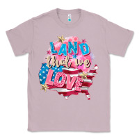 Lilac Merica leopard lightning bolt Classic Tee - FaDigitalArtStudio