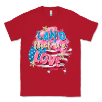 Red Merica leopard lightning bolt Classic Tee - FaDigitalArtStudio