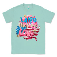 Seafoam Merica leopard lightning bolt Classic Tee - FaDigitalArtStudio