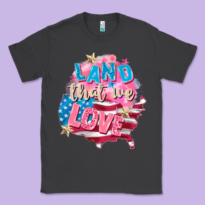 Merica Leopard Lightning Bolt Classic Tee Designed By Fadigitalartstudio