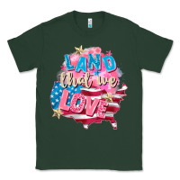 Sports Green Merica leopard lightning bolt Classic Tee - FaDigitalArtStudio