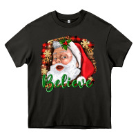 Asphalt Believe And Santa Heavy Core Tee - BundleAndBundleShop
