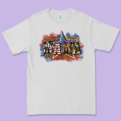 Patriotic Mama Premium Tee Designed By Bundleandbundleshop