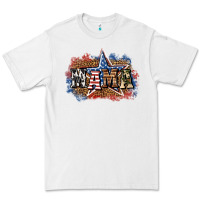 White patriotic mama Premium Tee - BundleAndBundleShop